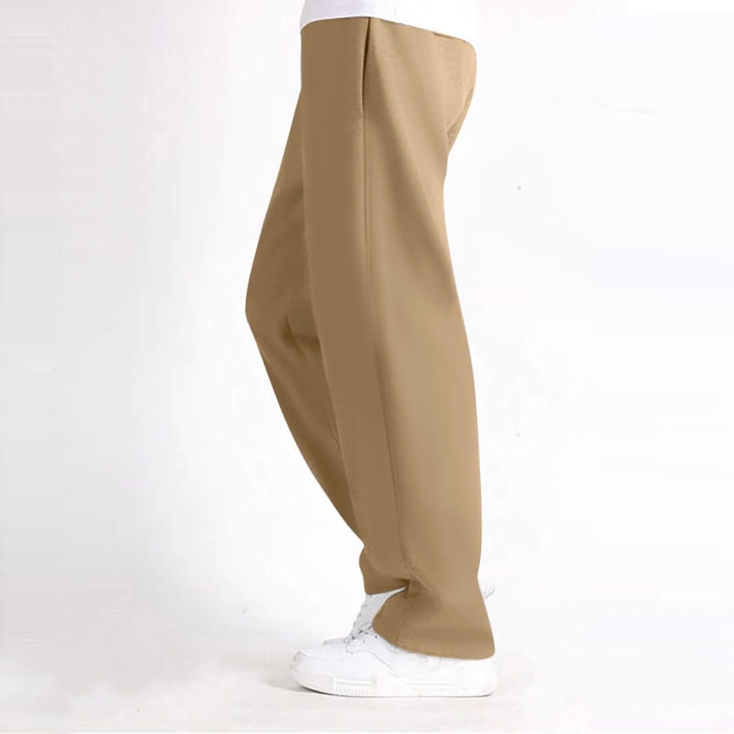 Alalaso Mens Casual Jogger Pants Relaxed Fit Cargo Pants Drawstring Sweatpants Hiking Outdoor Twill Sport Pants