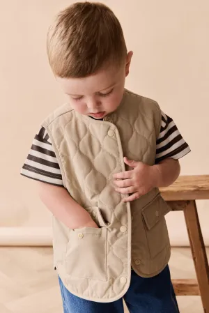 Arie Puffer Vest - Rye