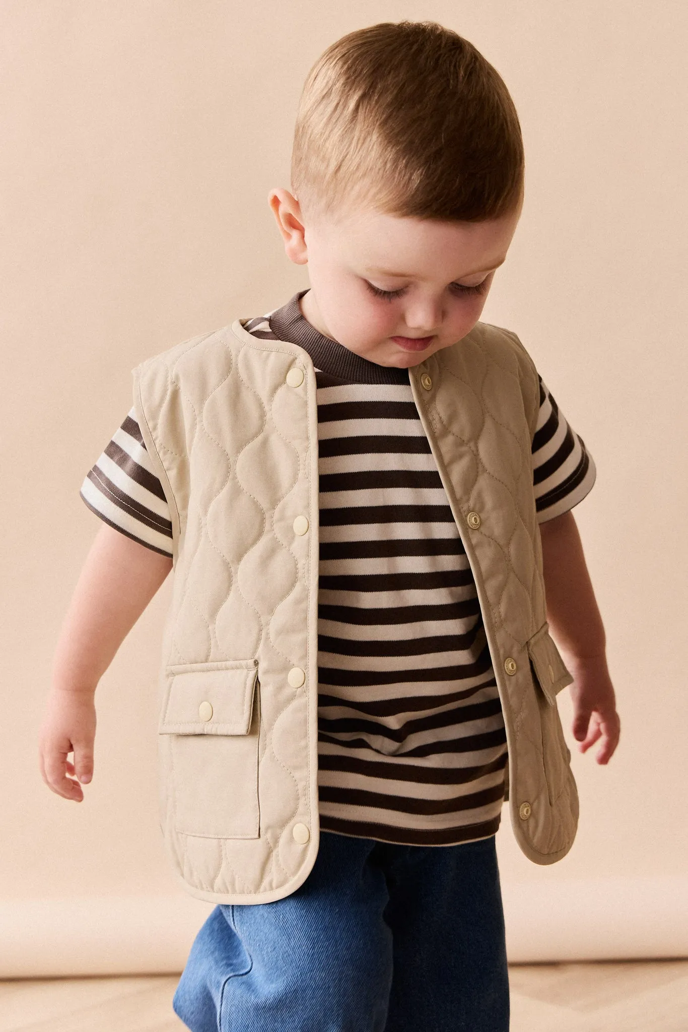Arie Puffer Vest - Rye