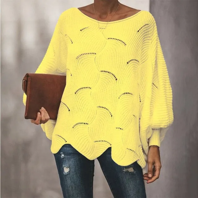 Autumn and Winter 2020 euro-american loose style sweater.