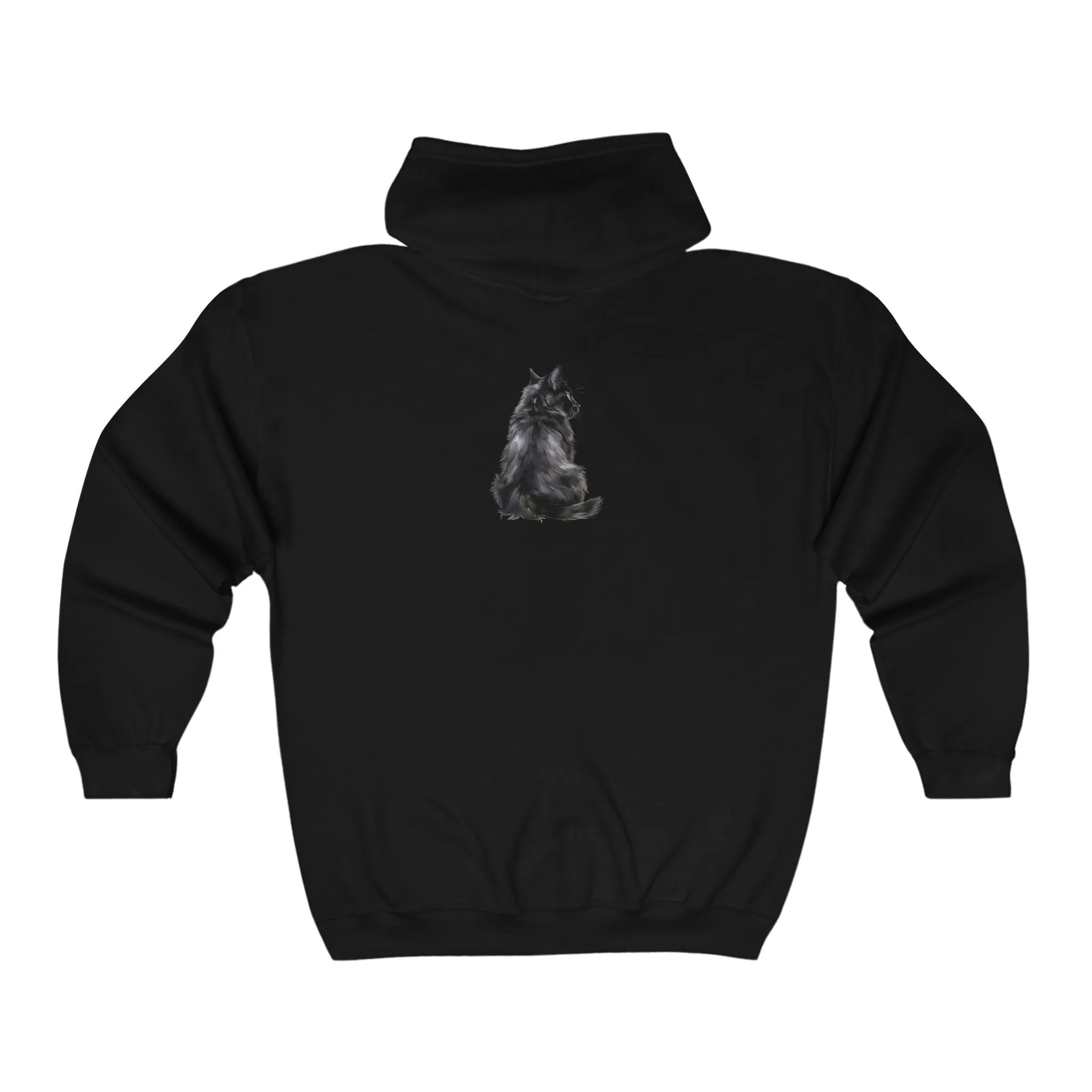 Black Cat Hoodie - Mystical & Soft
