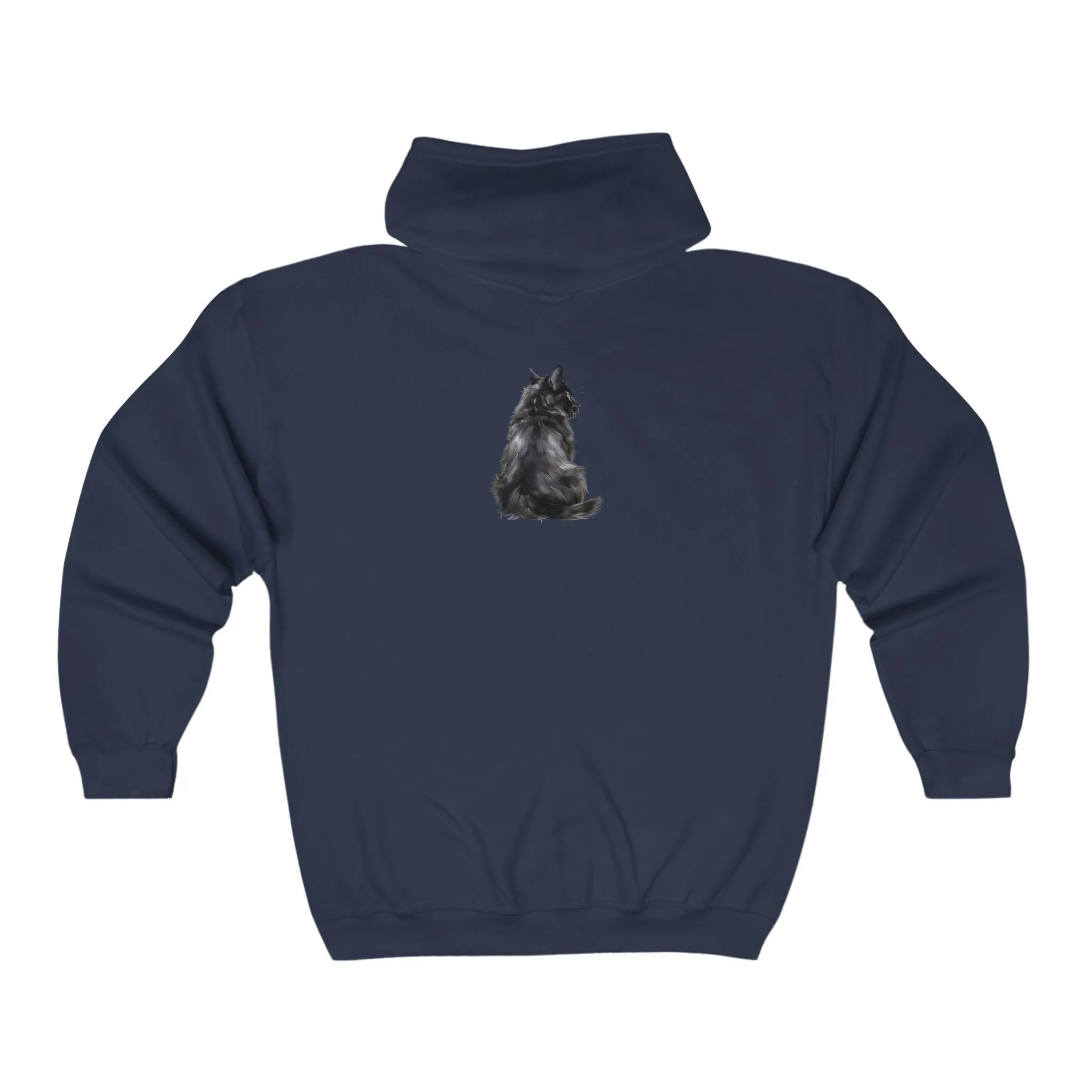 Black Cat Hoodie - Mystical & Soft
