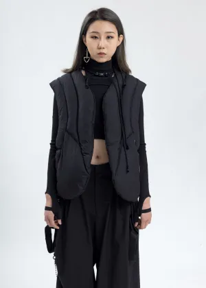 Black Gaiter Vest