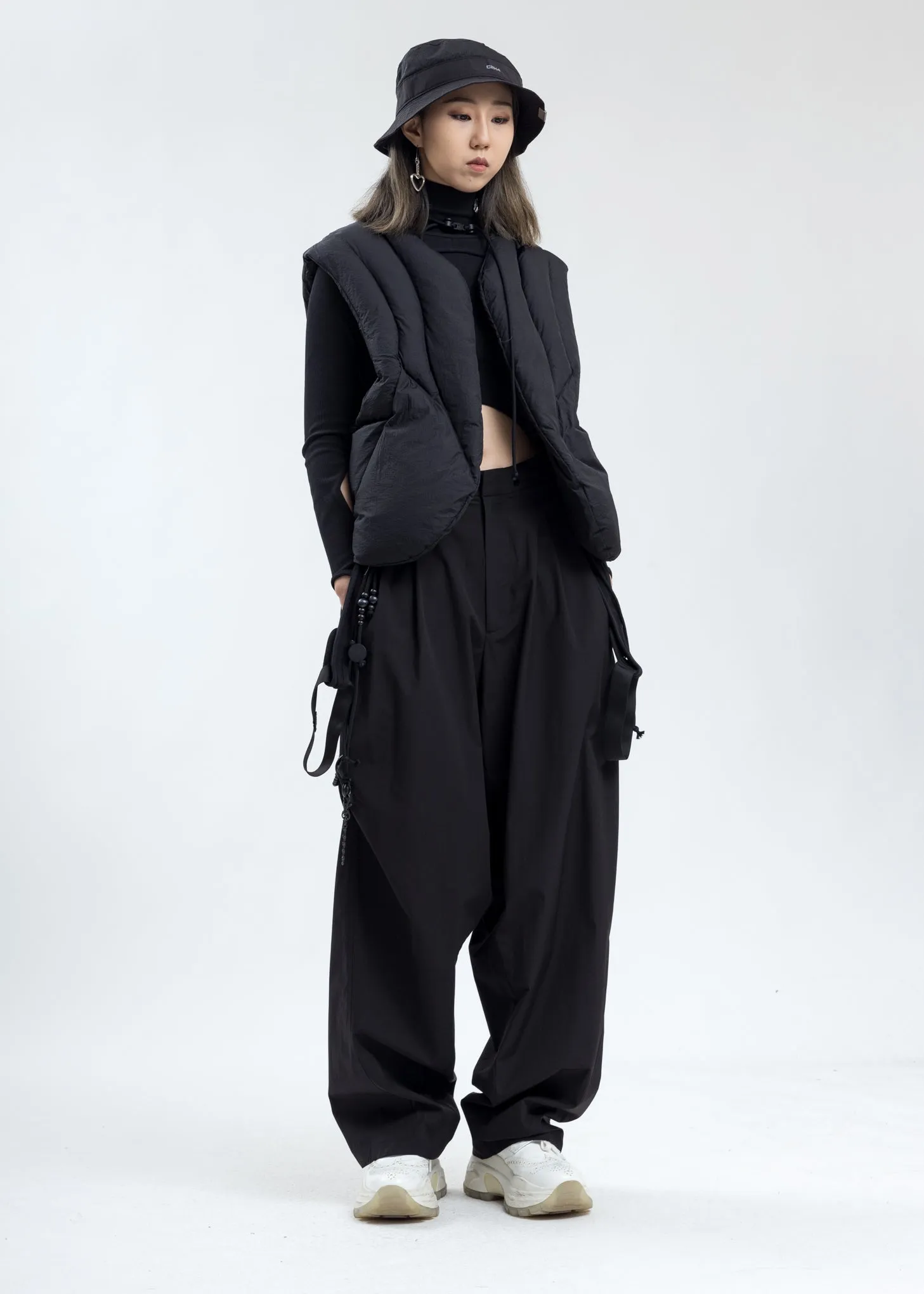 Black Gaiter Vest