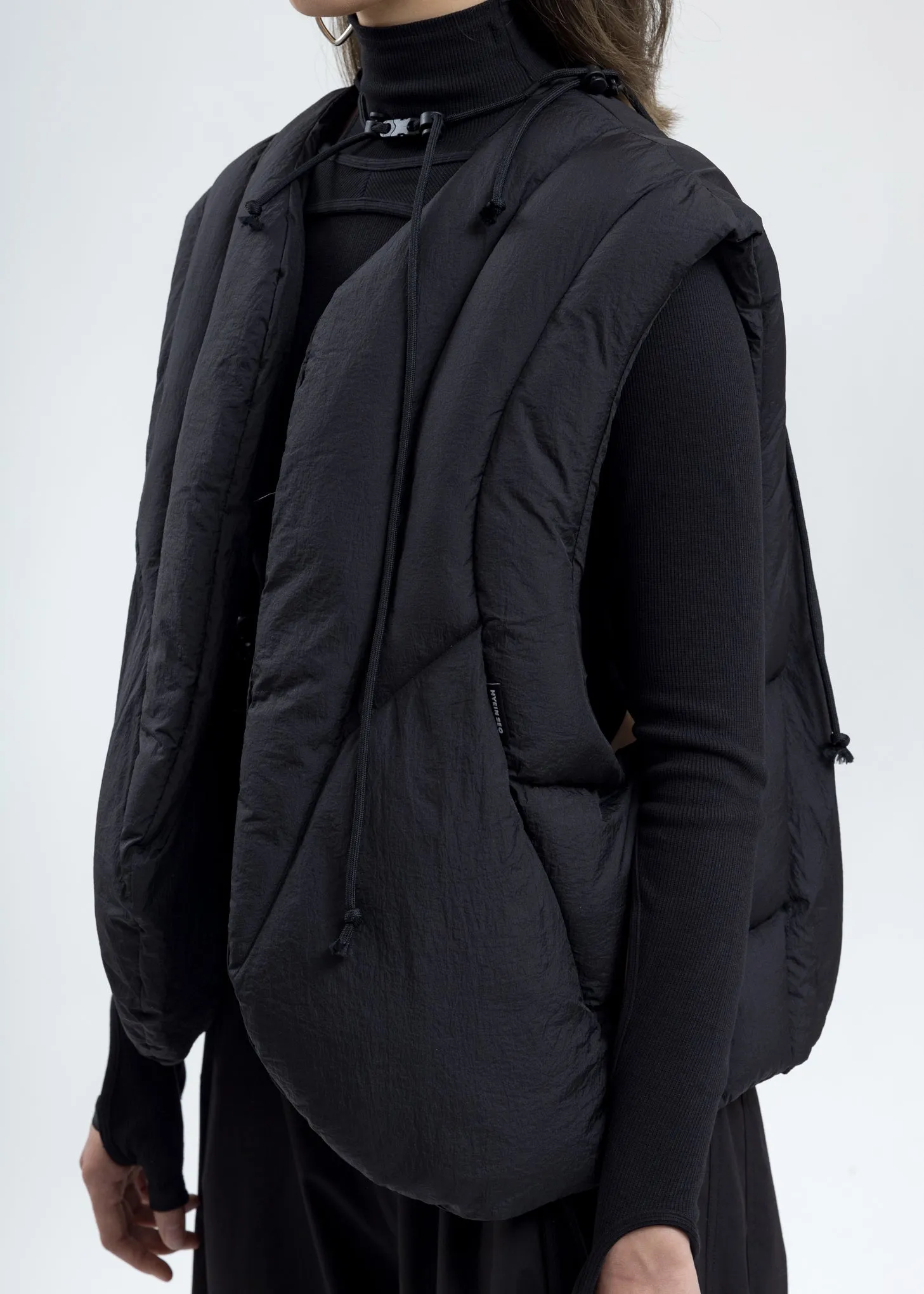 Black Gaiter Vest