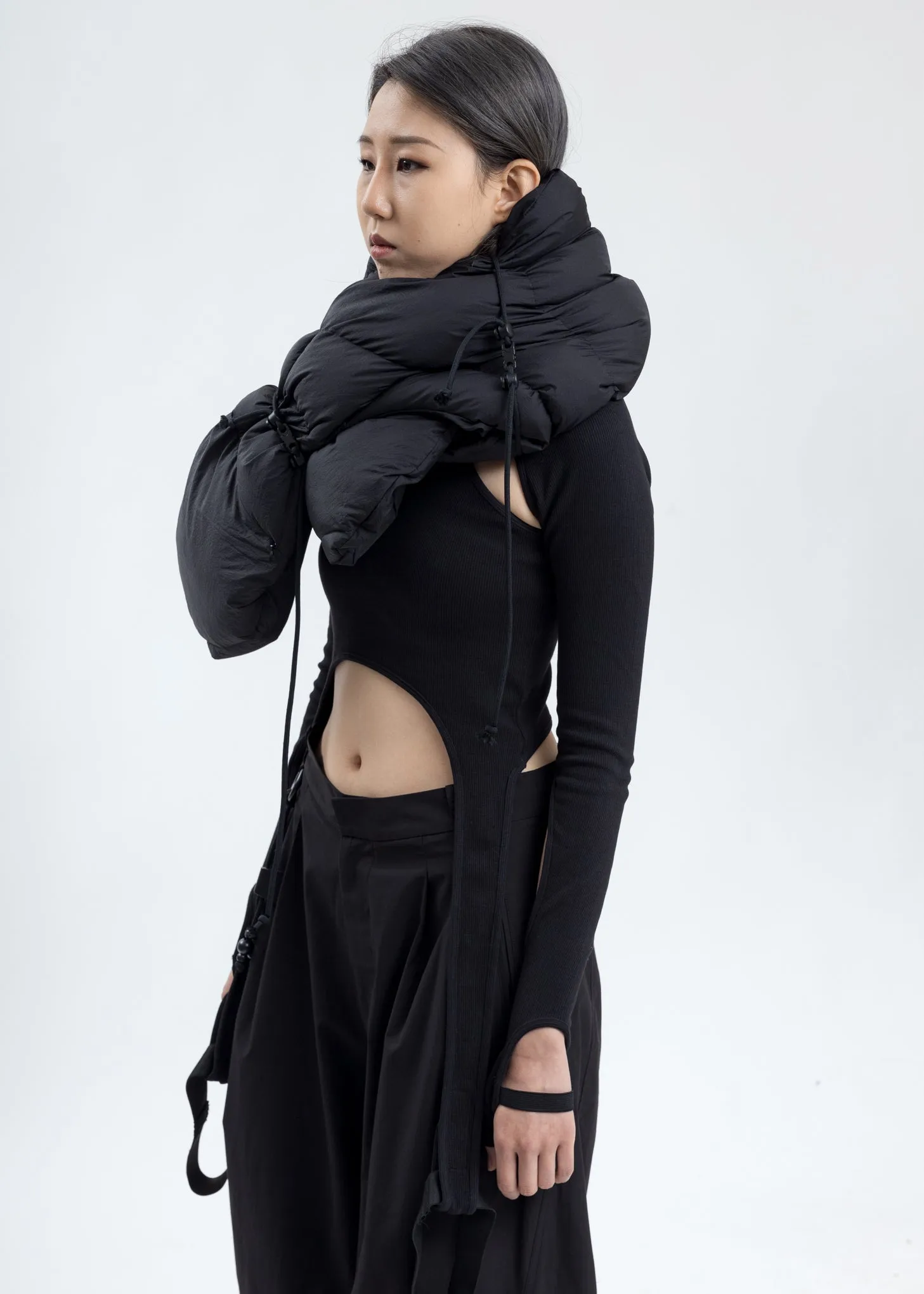 Black Gaiter Vest