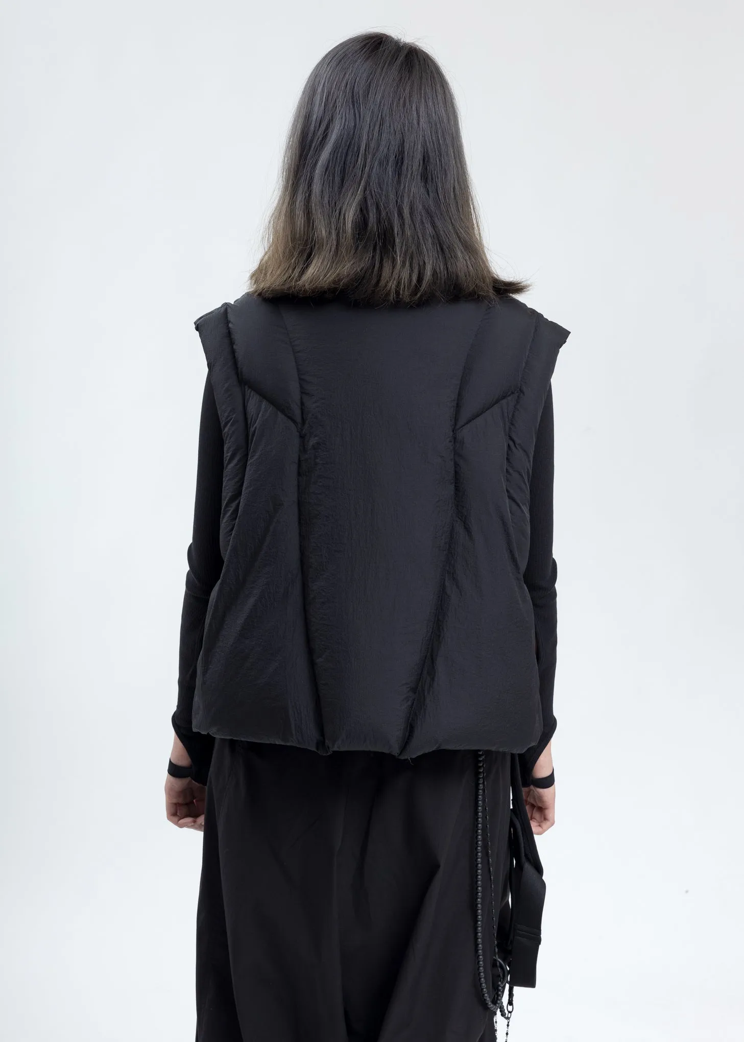 Black Gaiter Vest