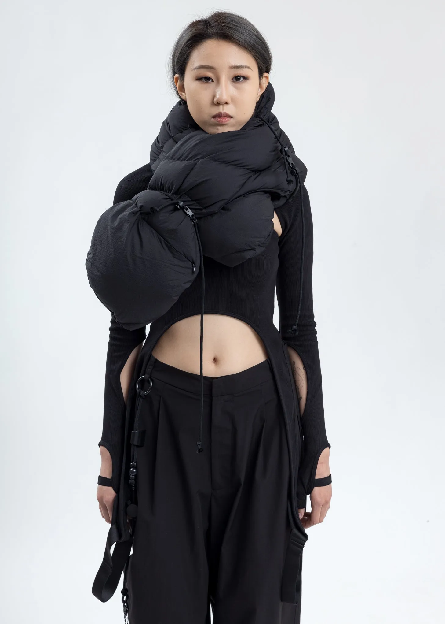 Black Gaiter Vest