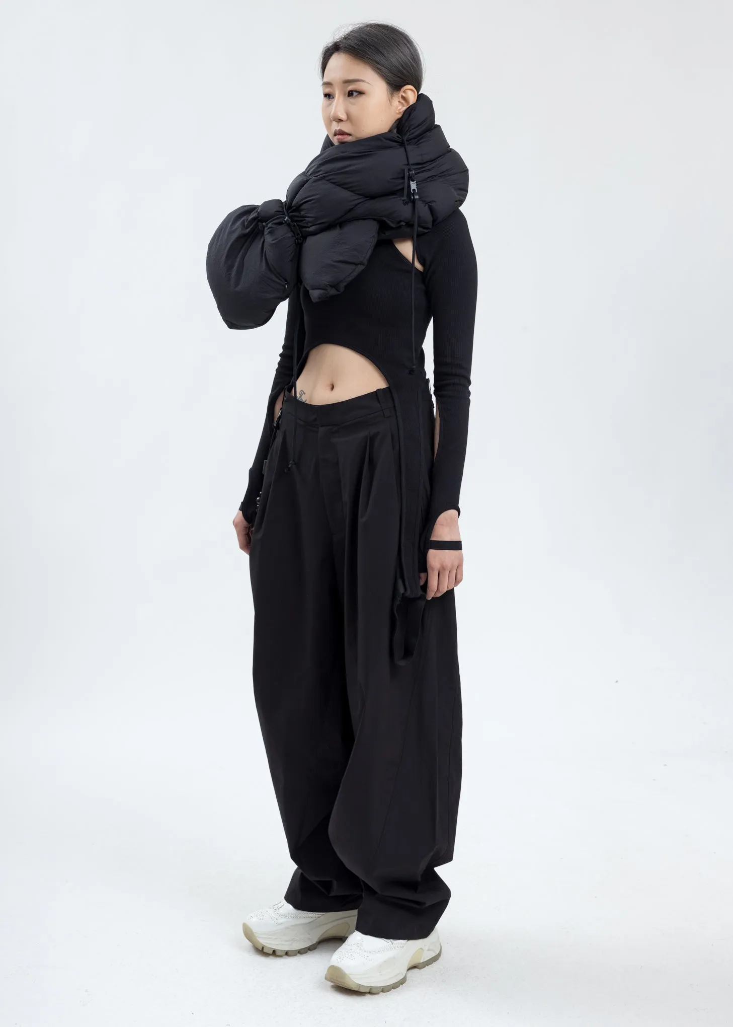 Black Gaiter Vest