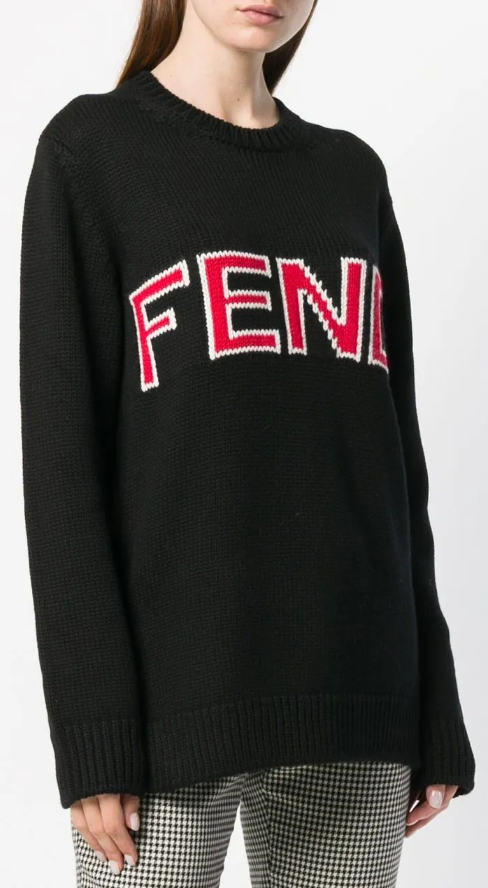 Black Wool Jumper