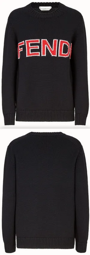 Black Wool Jumper