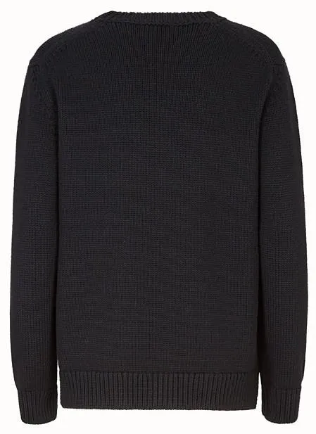 Black Wool Jumper