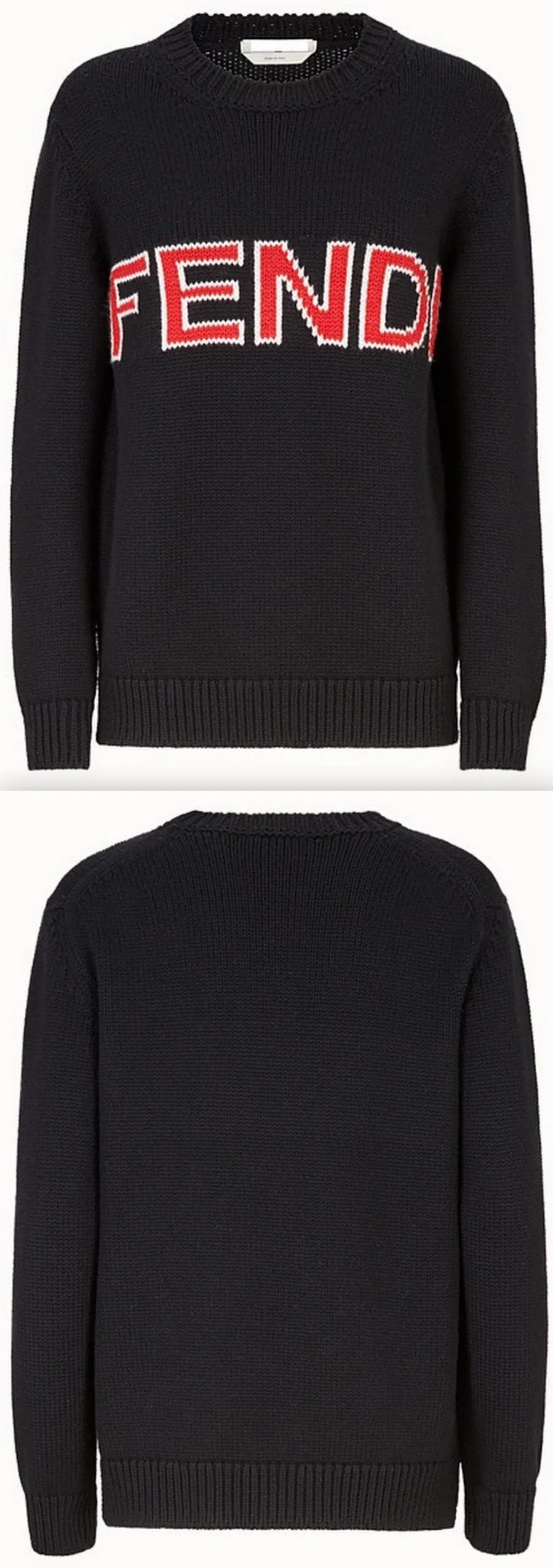 Black Wool Jumper