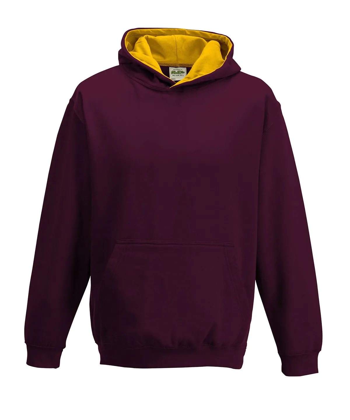 Burgundy/Gold - Kids varsity hoodie