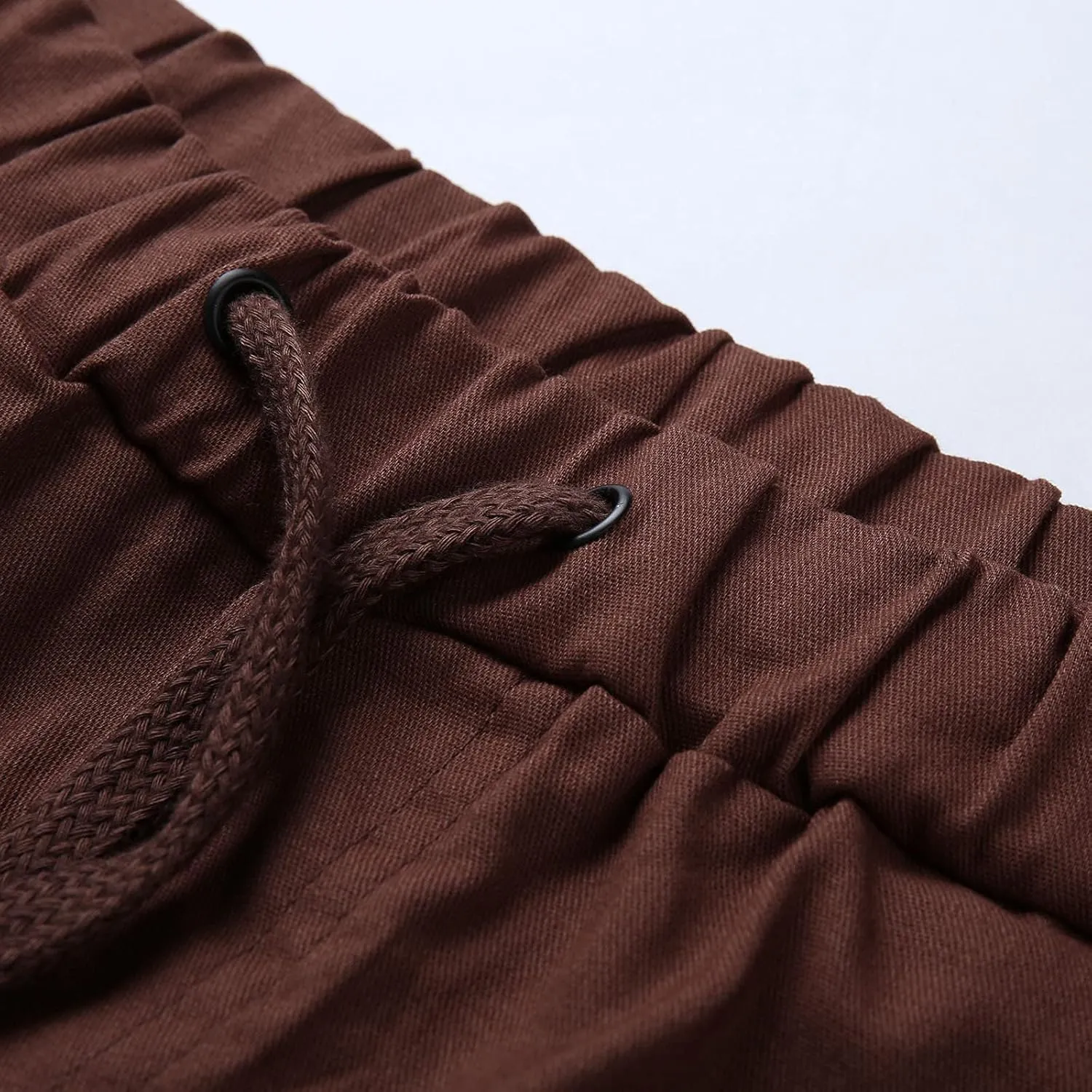 Cargo Pants for Men Relaxed Fit Pants Pocket Loose Fleece Casual Pants Men Fashion Elastic Waist Joggers Cargo Pants