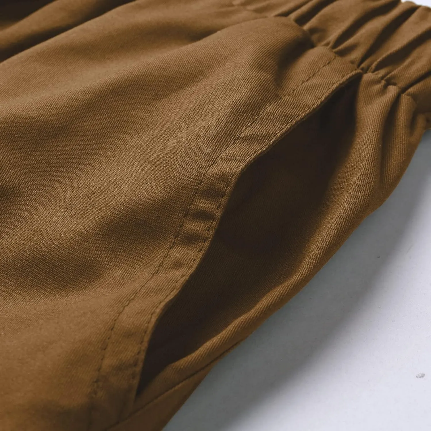 Cargo Pants for Men Relaxed Fit Waist Outdoor Trousers with 7 Pockets Mens Long Cargo Pants Sweatpants Truck Fleece