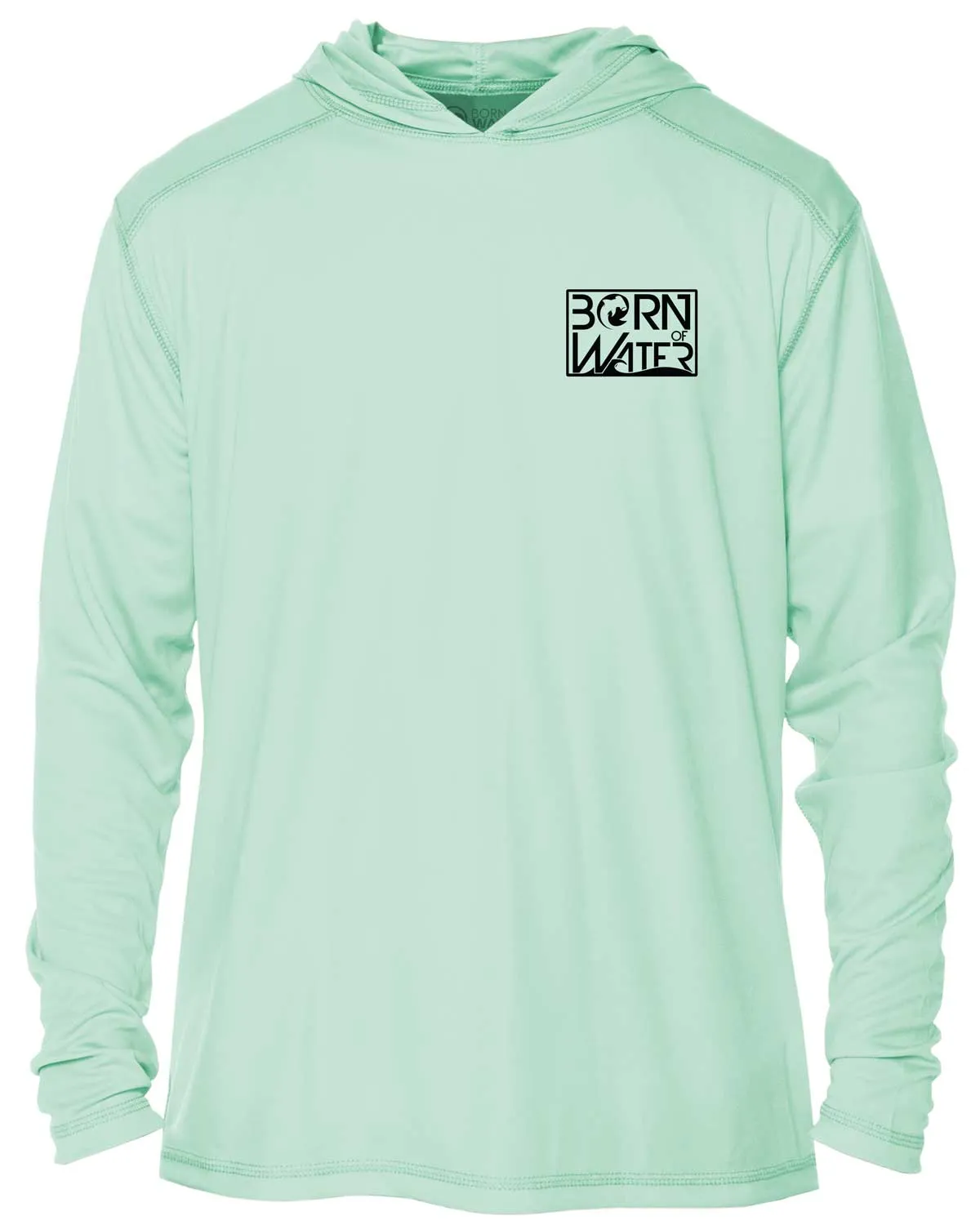 Circling Hammerhead Dive Flag UV/UPF 50  Long Sleeve Hoodie