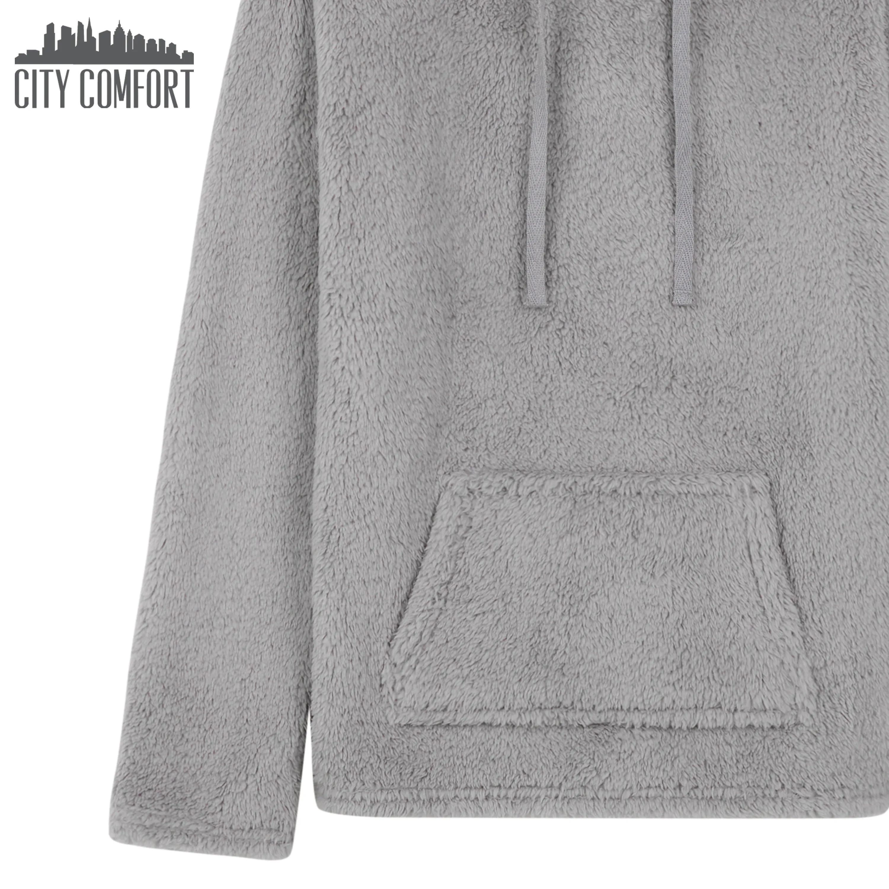 CityComfort Girls Fleece Hoodie, Soft Fluffy Hooded Pullover - Gifts for Kids