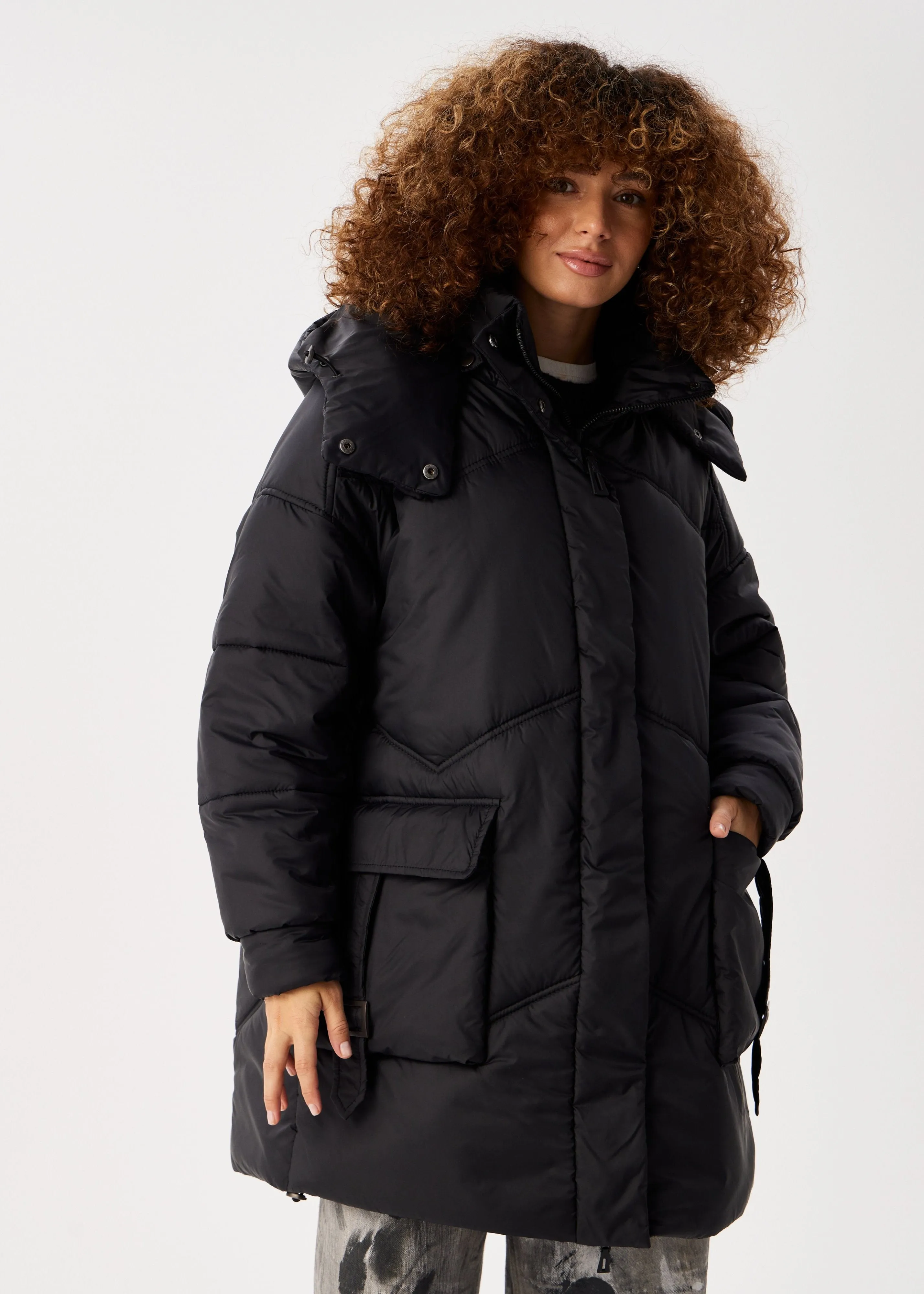 Classic Black Puffer Jacket for Women  Trendy & Warm Designs