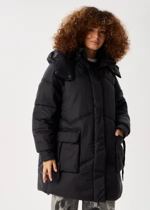 Classic Black Puffer Jacket for Women  Trendy & Warm Designs