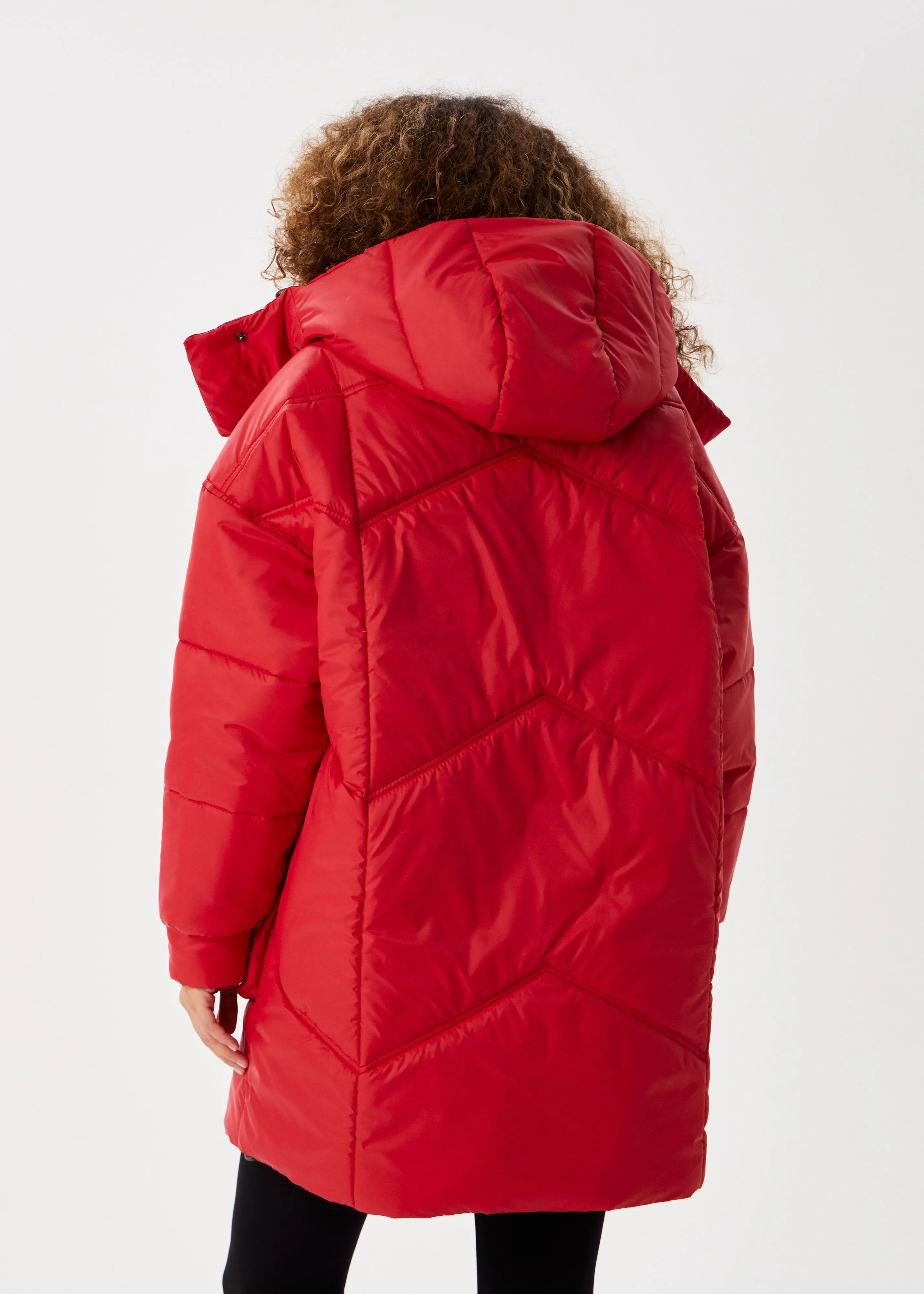 Classic Red Puffer Jacket for Women  Trendy & Warm Designs