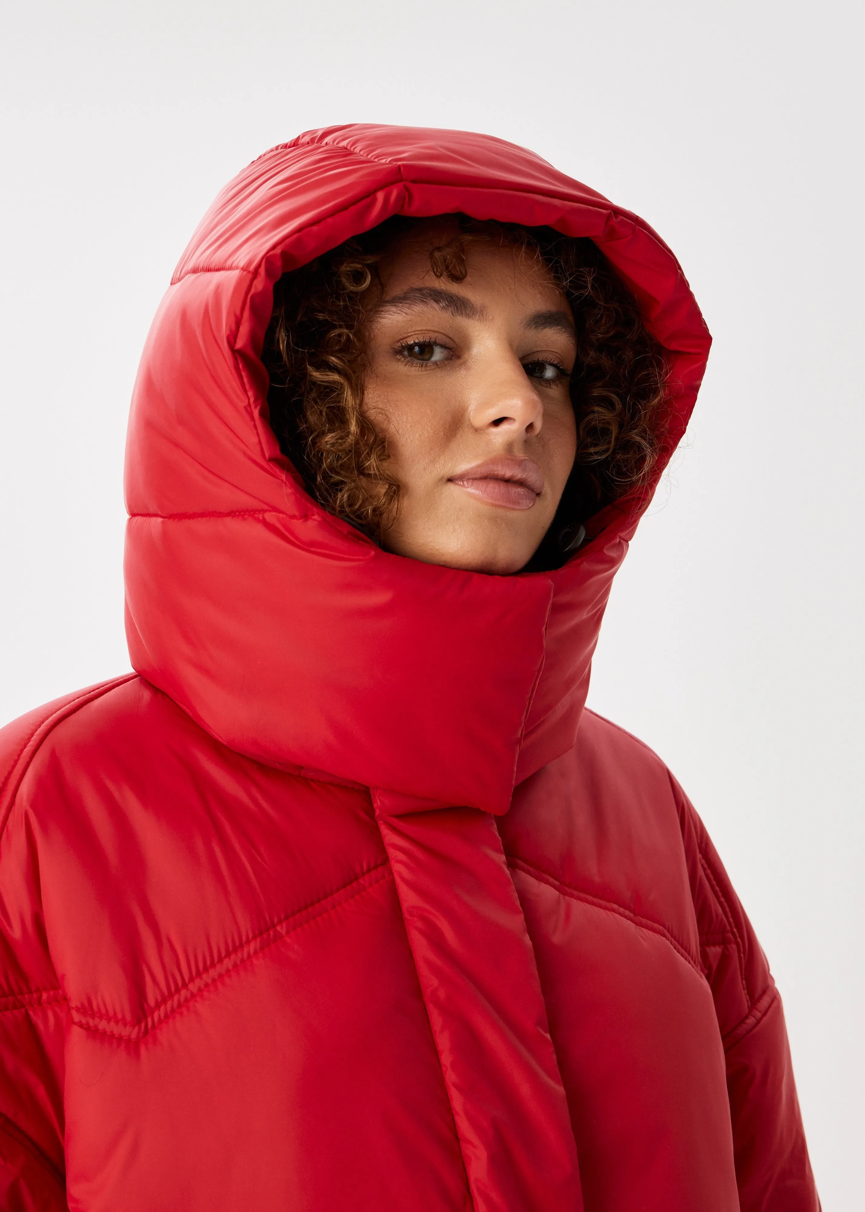 Classic Red Puffer Jacket for Women  Trendy & Warm Designs