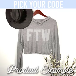 CROP LIGHT HOODIE - STL: Heather Grey / Small