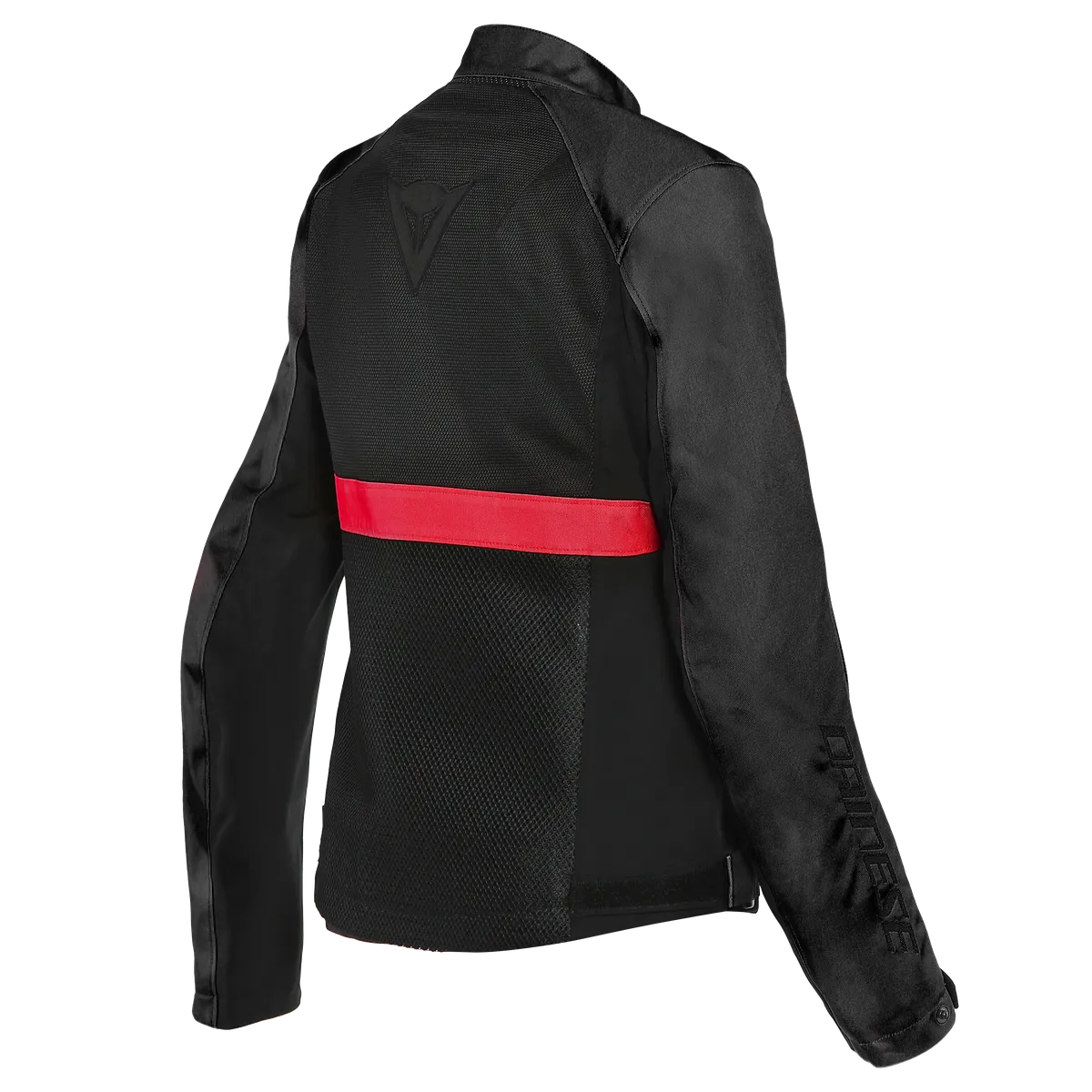 DAINESE RIBELLE AIR LADY TEX BLACK/LAVA RED TEXTILE JACKET