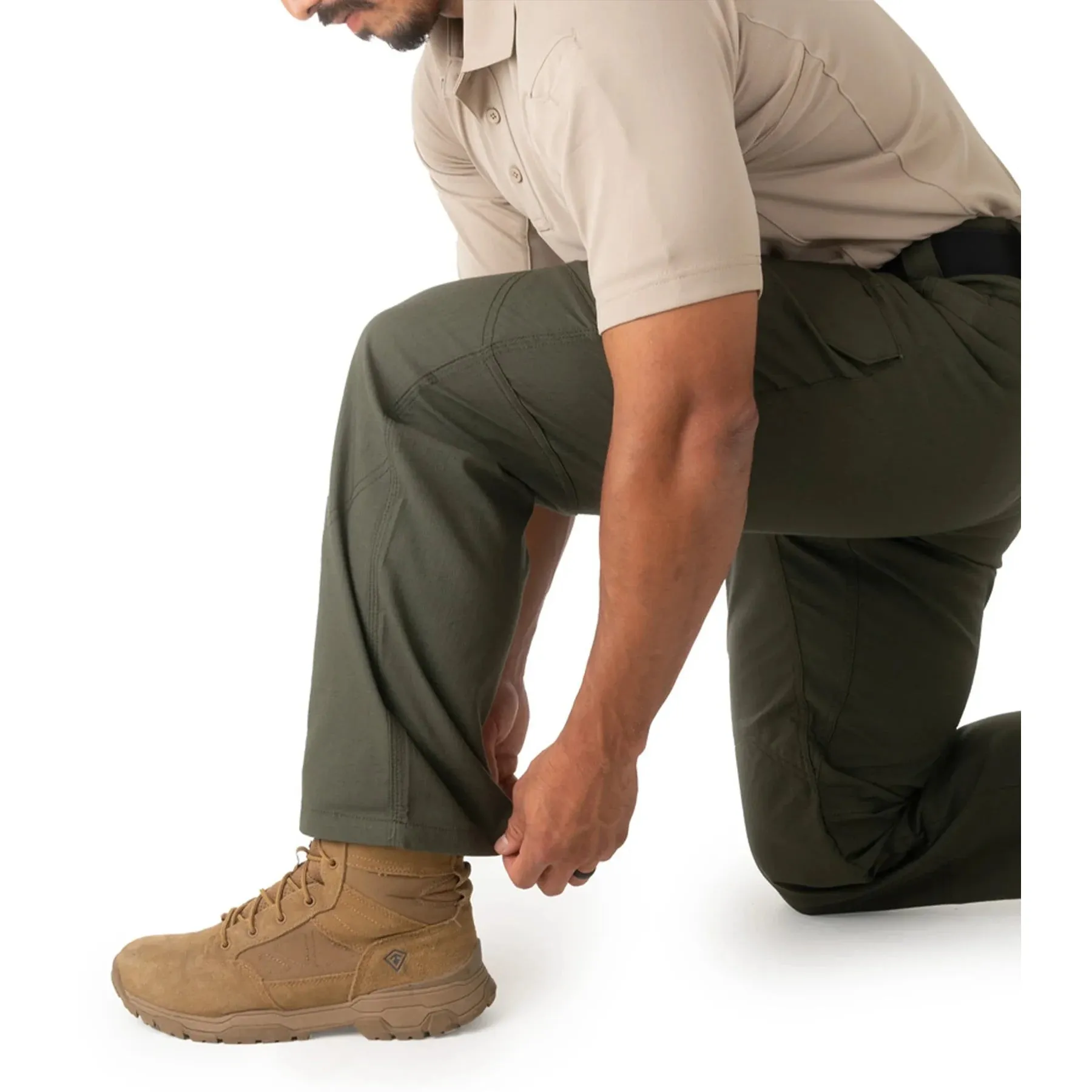 First Tactical | V2 Tactical Pants – Olive Drab - Men's Micro Ripstop Fabric, Double-Dyed for Color-Fastness, DWR Water Repellent Finish