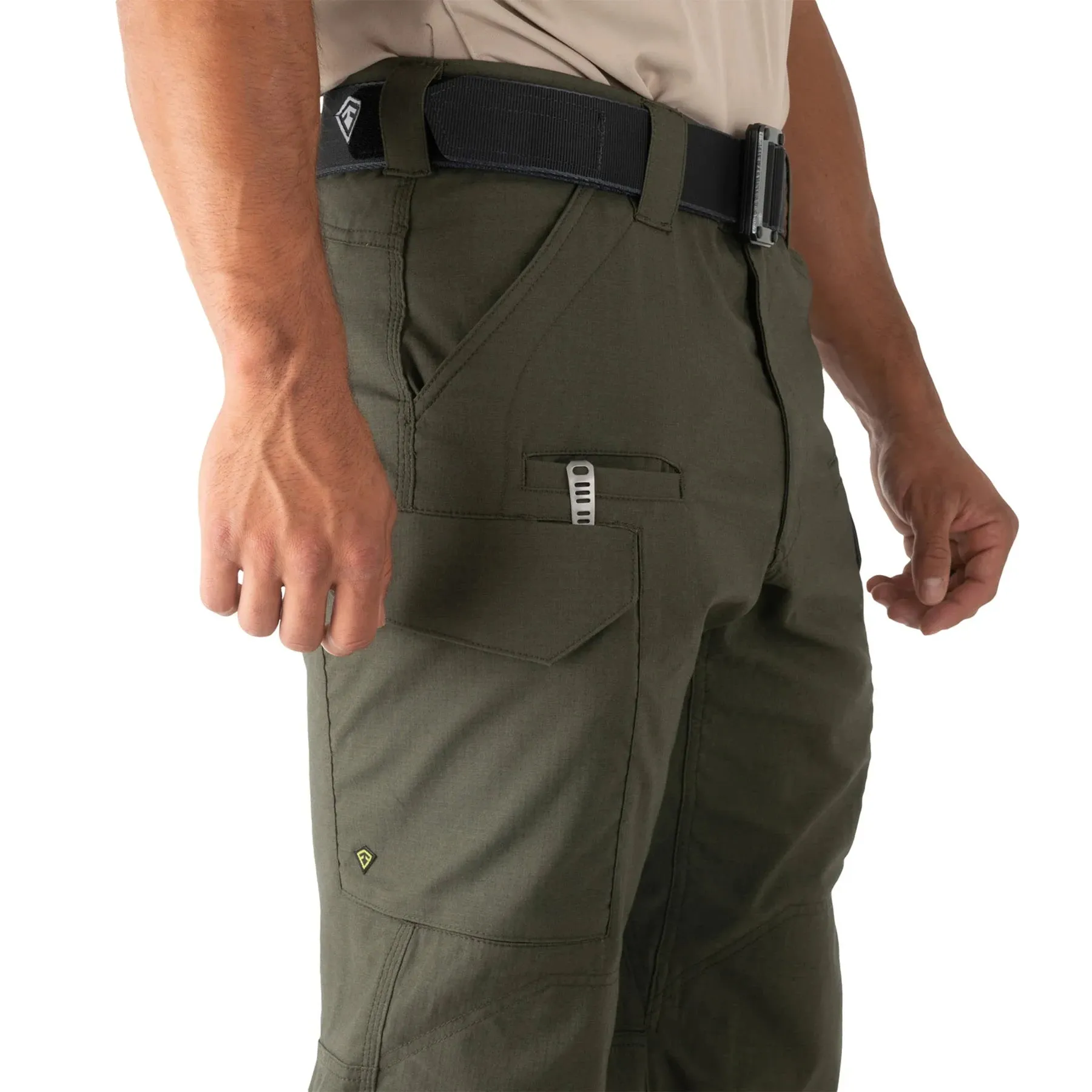 First Tactical | V2 Tactical Pants – Olive Drab - Men's Micro Ripstop Fabric, Double-Dyed for Color-Fastness, DWR Water Repellent Finish