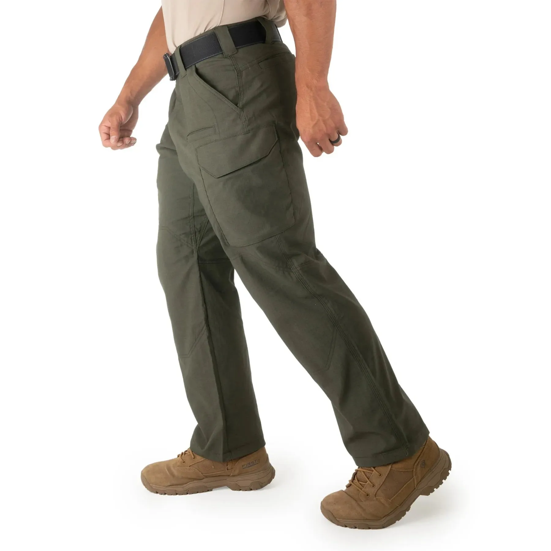 First Tactical | V2 Tactical Pants – Olive Drab - Men's Micro Ripstop Fabric, Double-Dyed for Color-Fastness, DWR Water Repellent Finish