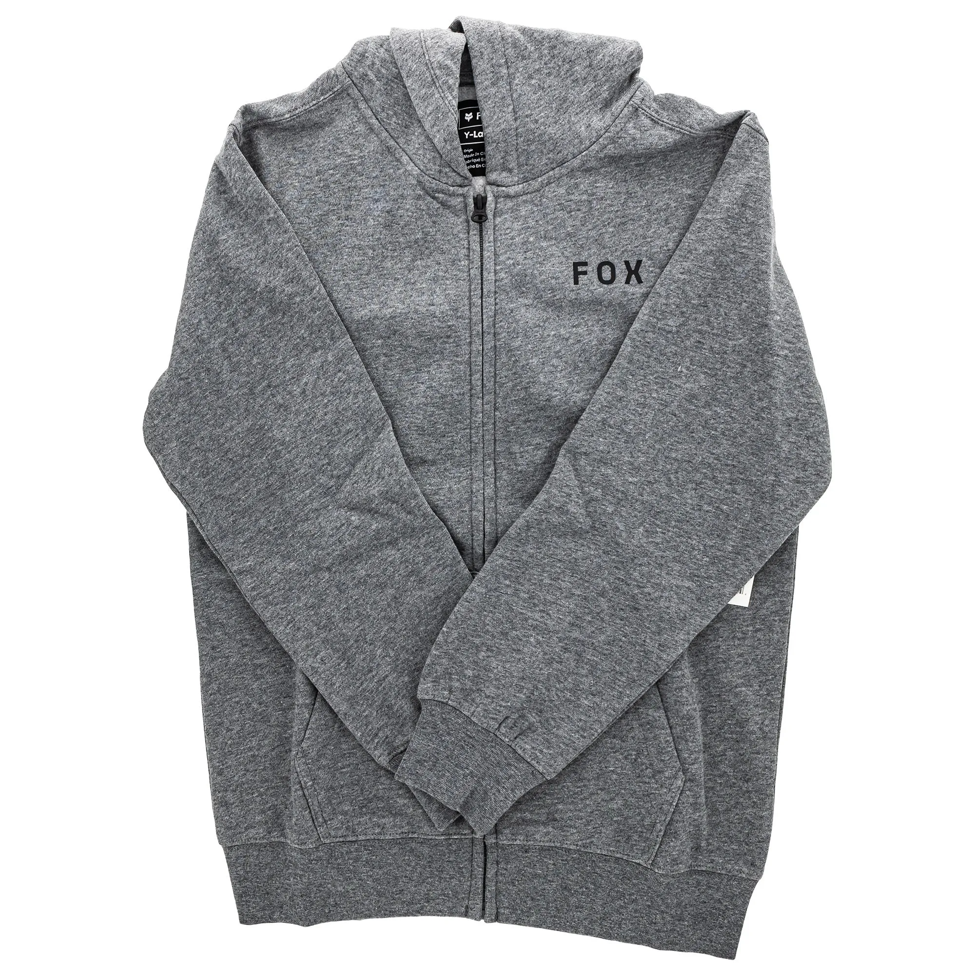Fox Racing Flora Fleece Zip Hoodie Heather Graphite Grey