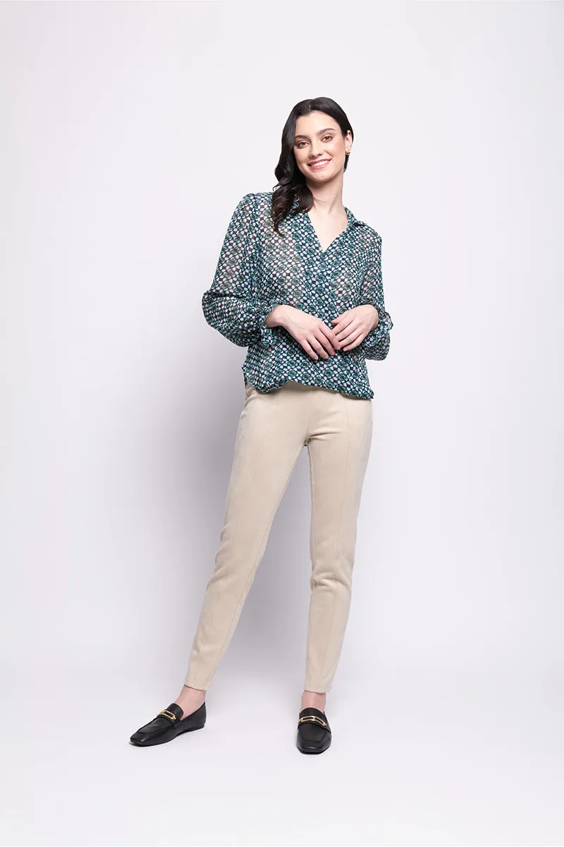 GALA TWIST BLOUSE  - MOD GEO