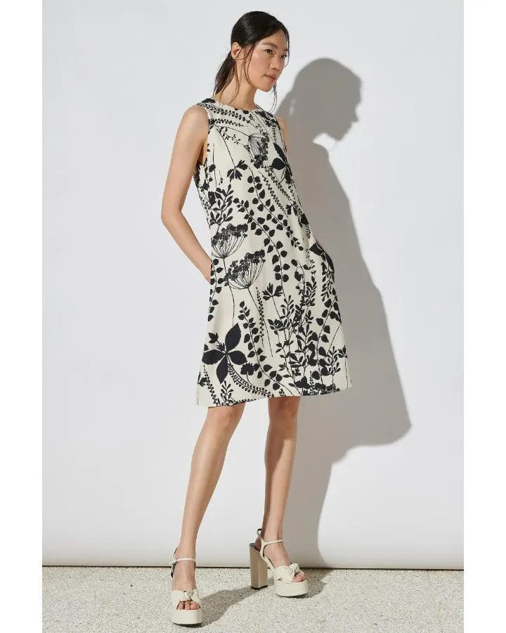 Herbarium Print Shift Dress