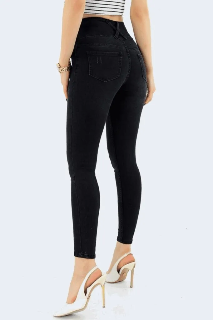 High Waist Lycra Jeans
