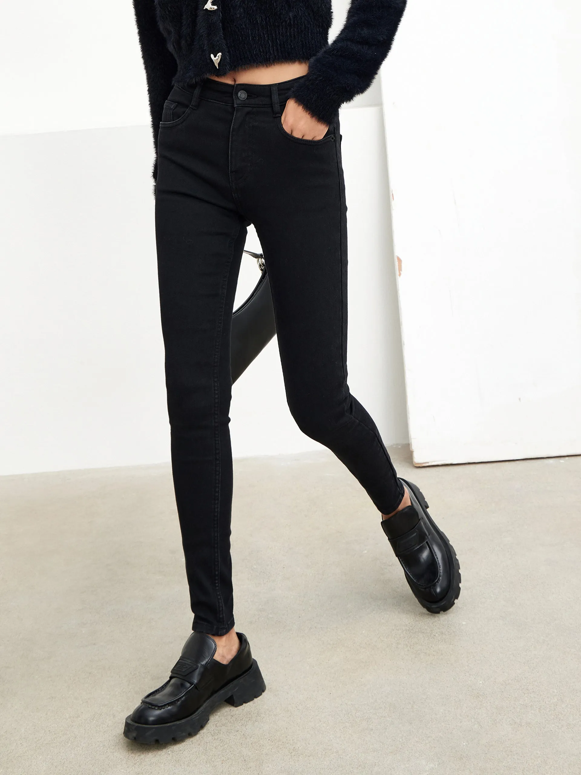 High Waist Skinny Jeans