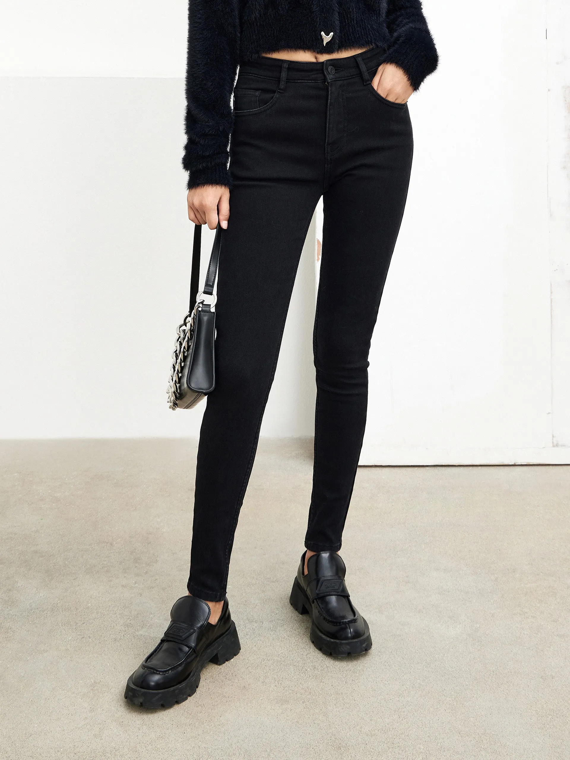 High Waist Skinny Jeans