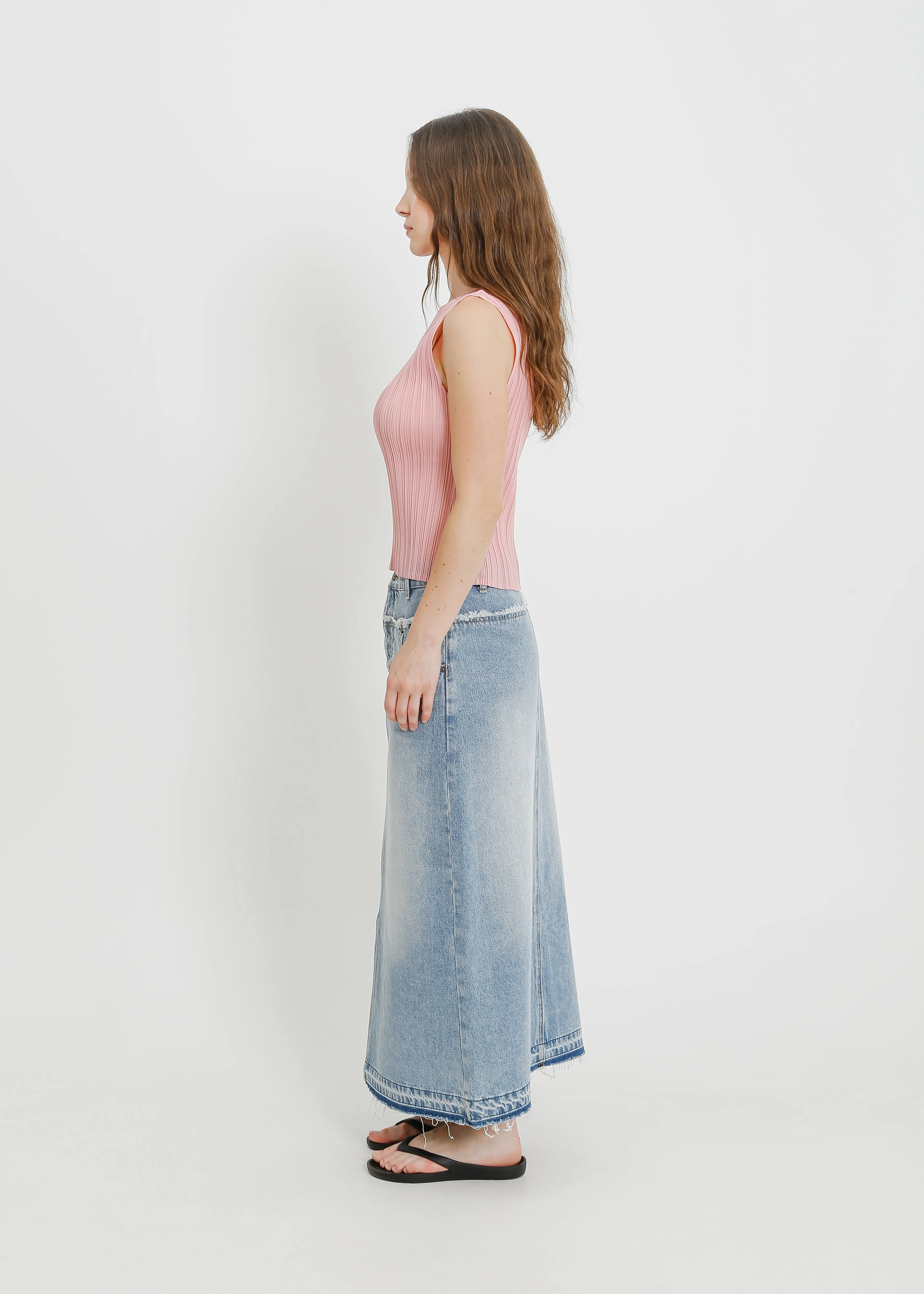 INDIO DENIM SKIRT / LIGHT INDIGO