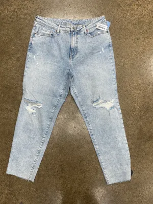 Jeans Straight By Old Navy In Blue Denim, Size:14