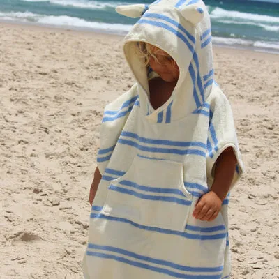 Kids Swim Vest- Sammy the Seagull Mustard Stripe by Sunnylife
