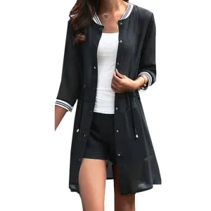 Kimonos for Women 2019 Summer Ladies Chiffon Cardigans Casual Blouses Jackets Vintage