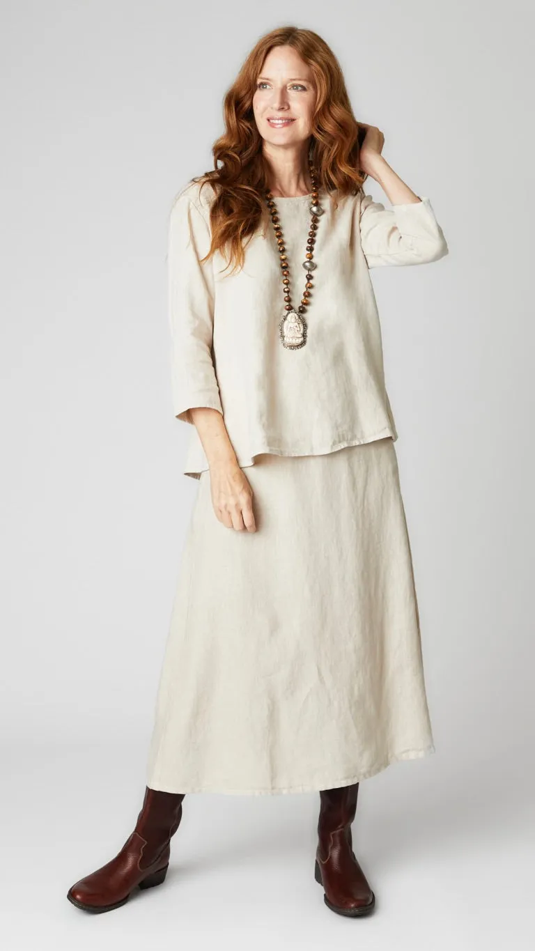 Linen A-Line Top