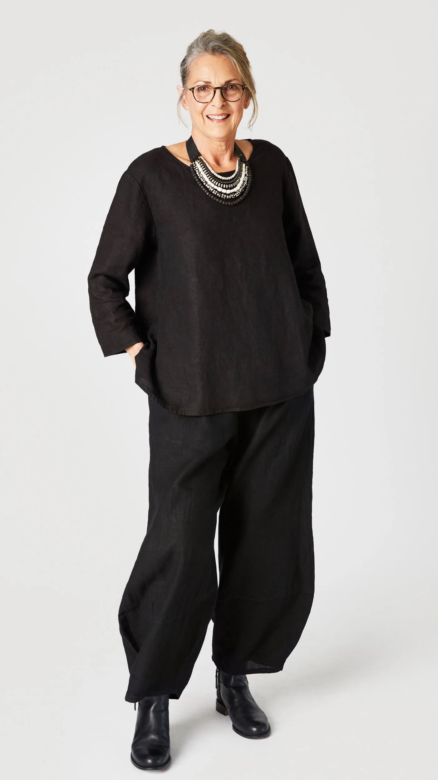 Linen A-Line Top