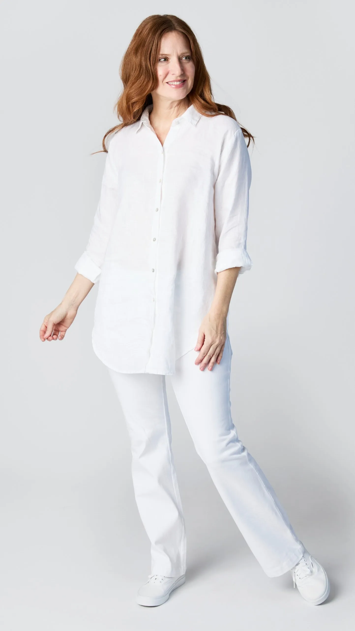 Linen Boyfriend Shirt