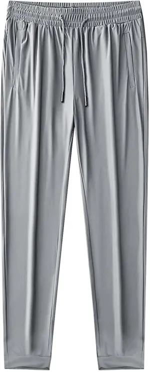 Mens Golf Pants Stretch Relaxed Fit Lightweight Hiking Pants Breathable Quick Dry Camping Fishing Athletic Joggers