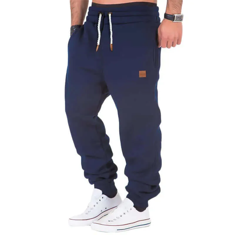 Men's Relaxed-Fit Joggers with Drawstring