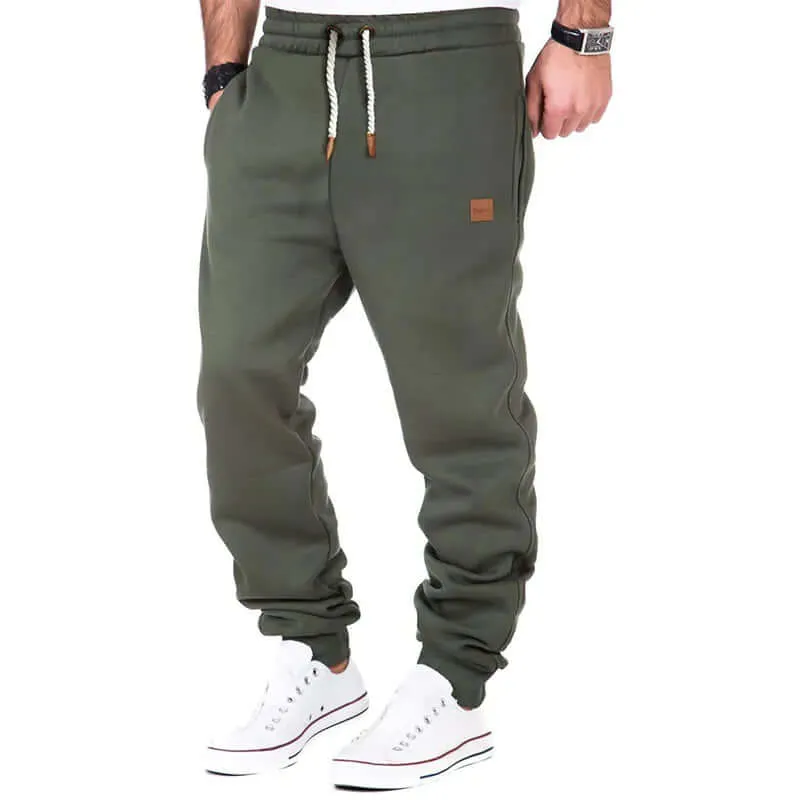 Men's Relaxed-Fit Joggers with Drawstring