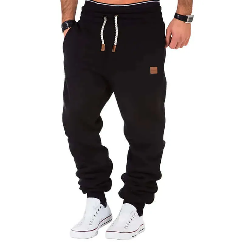 Men's Relaxed-Fit Joggers with Drawstring