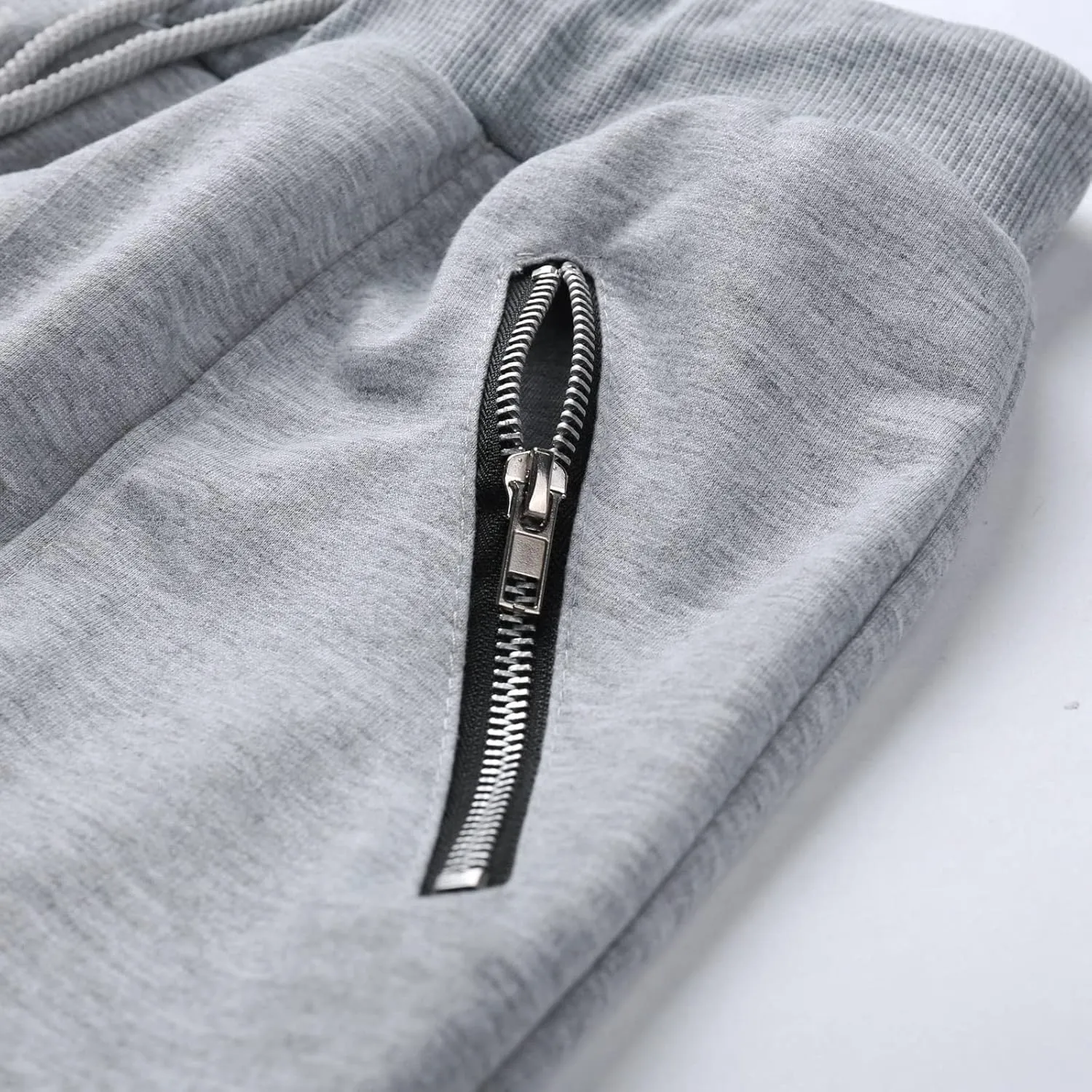 Mens Workout Cargo Sweatpants Fit Cargo Pants for Men Stretch Men's Slim Fit Fleece Pants Winter Big and Tall Stretch