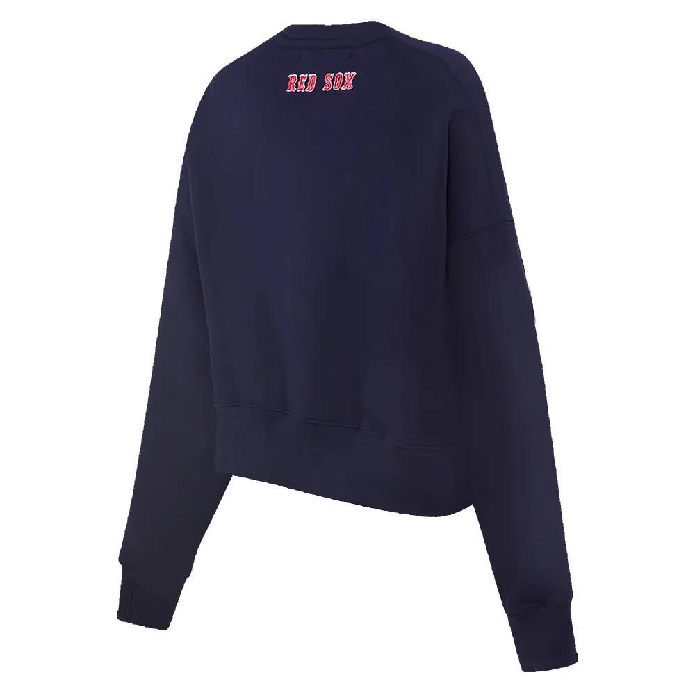 MLB BOSTON RED SOX CLASSIC WOMEN'S CREWNECK (MIDNIGHT NAVY)